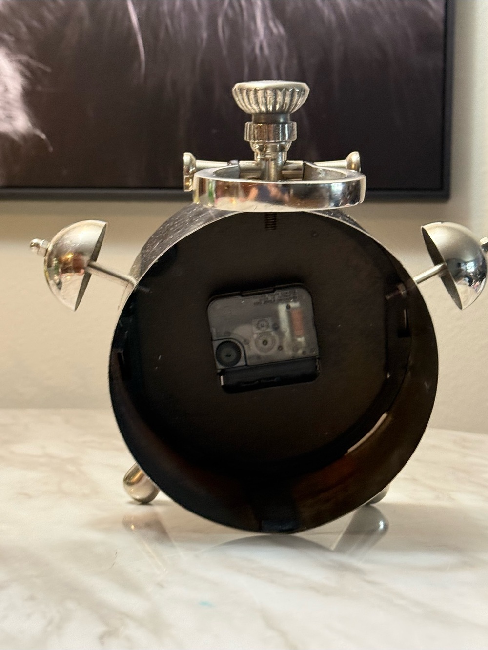Silver Metal Union clock - Picture 3 of 7